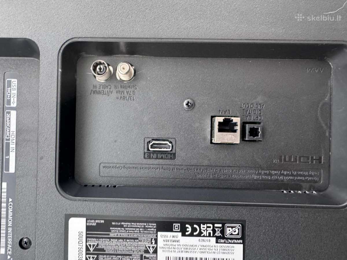 LG 50 colių televizorius - nuotraukos Nr. 6