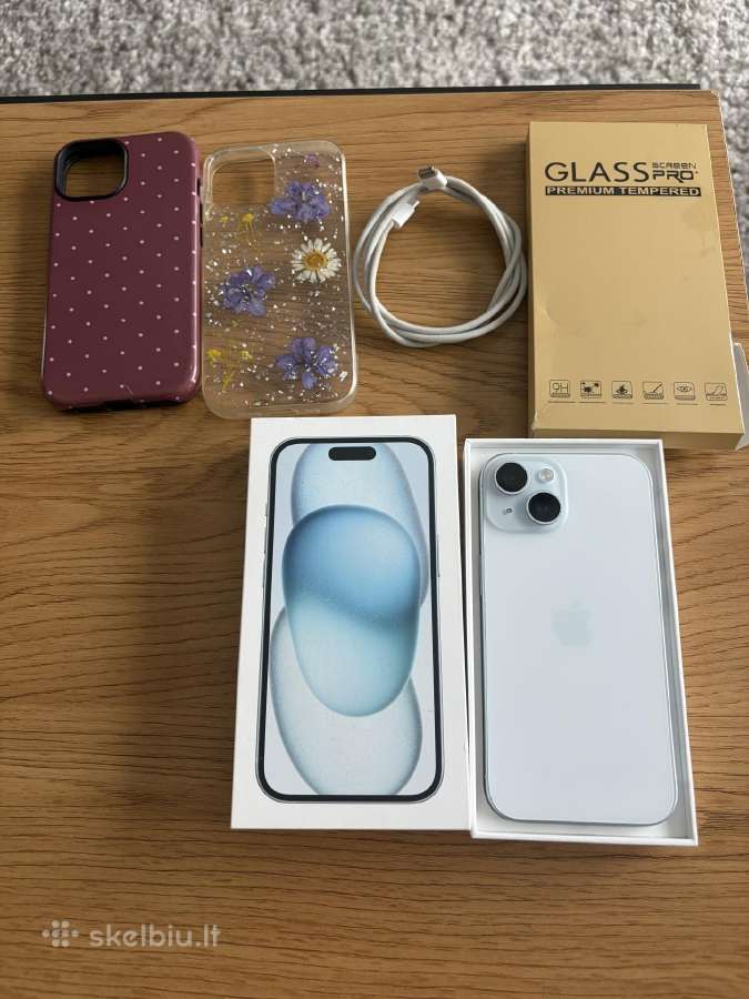 iPhone 15 128gb melynas