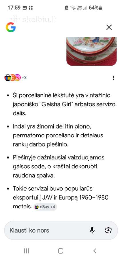 Indai,servizai ir indų rinkiniai - nuotraukos Nr. 2