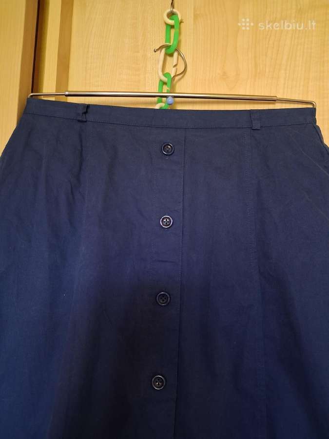 Brandtex tamsiai mėlynas maxi sijonas - nuotraukos Nr. 4