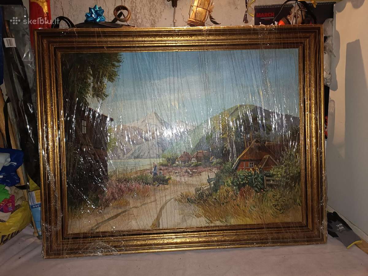 Svend Lykke autorinis paveikslas 126 x 100 - nuotraukos Nr. 2