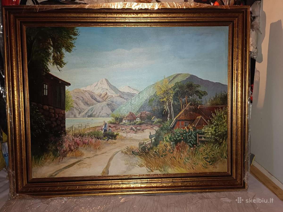 Svend Lykke autorinis paveikslas 126 x 100 - nuotraukos Nr. 6