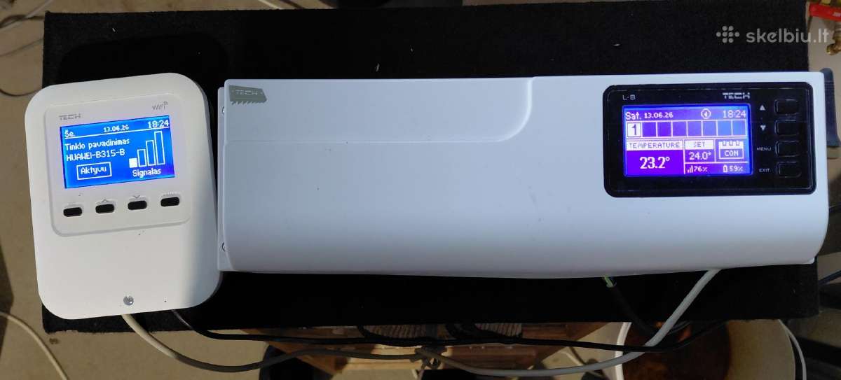 Valdiklis Tech Eu L-8 su termostatais ir WiFi - nuotraukos Nr. 5