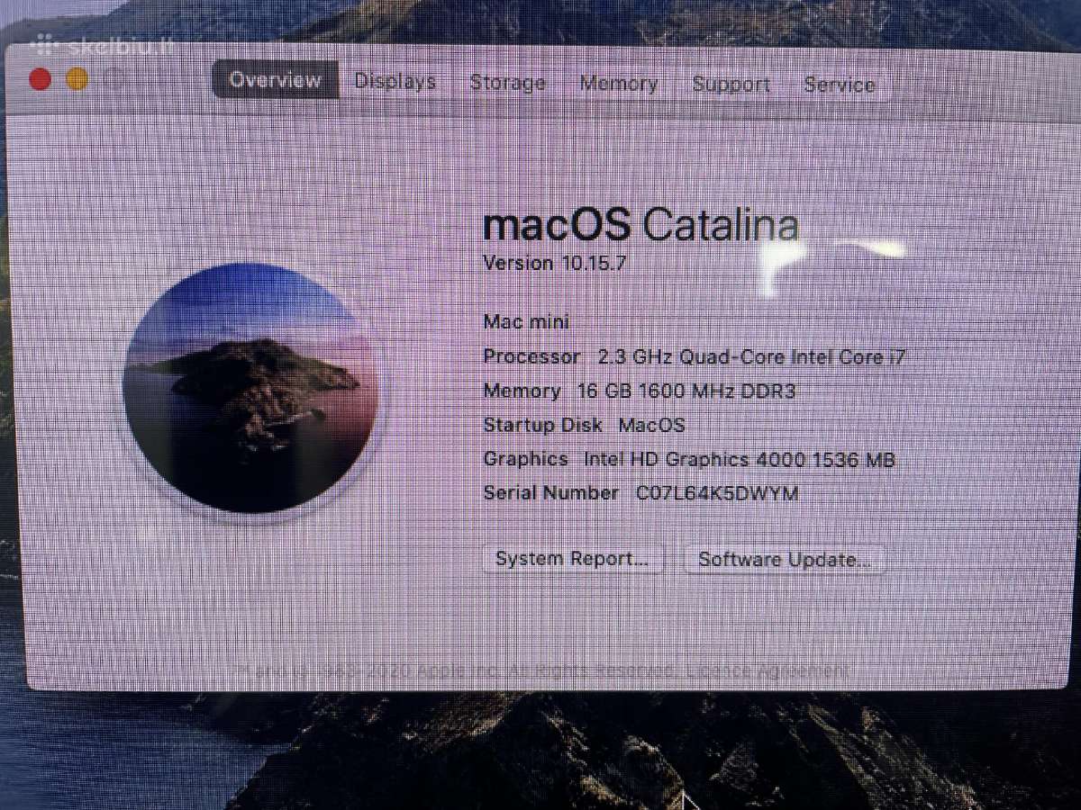 Mac mini 2012 i7 16ram 500gb