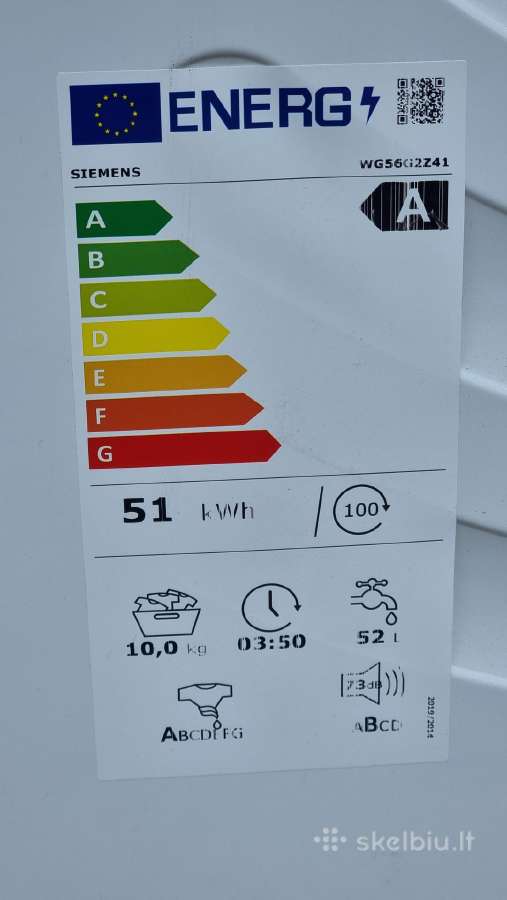 Nauja siemens Wg56g2z41, 10kg+ garantija - nuotraukos Nr. 23