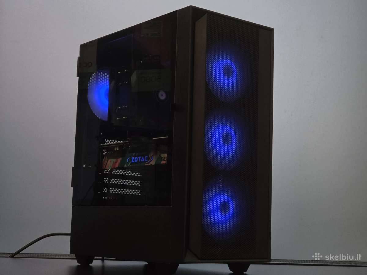 Ryzen 5 5500 Kompiuteris su Rtx 3070, 1tb, 16g