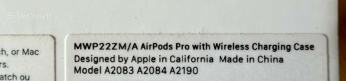 Air Pods Pro - nuotraukos Nr. 6