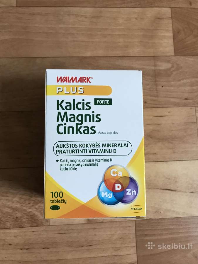 Aukštos kokybės mineralai su vitaminu D
