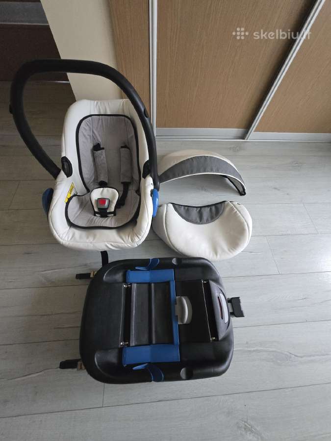 Kūdikio auto kėdutė su Isofix baze