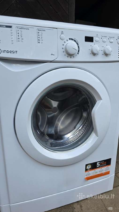 Siaura skalbimo mašina Indesit - nuotraukos Nr. 7