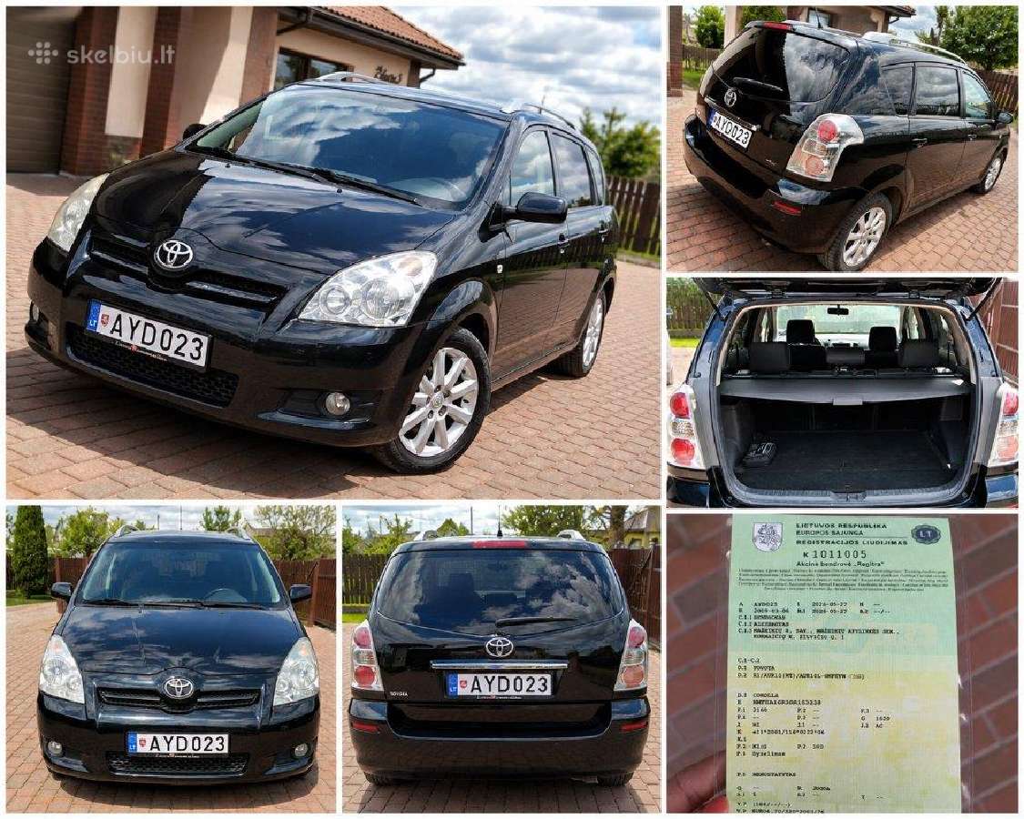 Parduodama Toyota Corolla Verso 2.0
