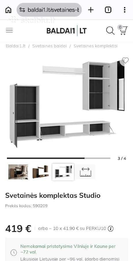 Svetaines komplektas - nuotraukos Nr. 7