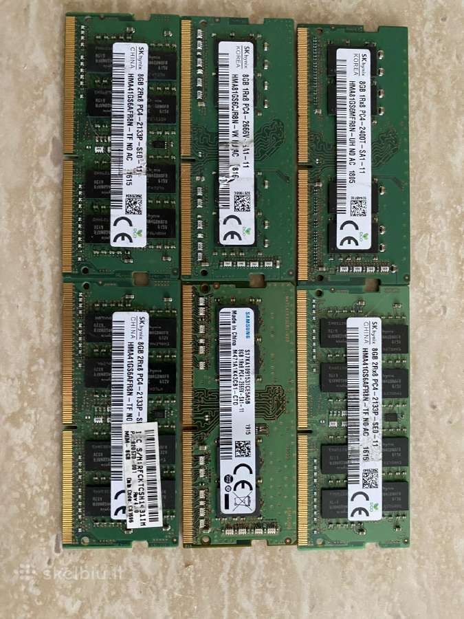 Ddr4 ir Ddr3 Ramai Sodimm
