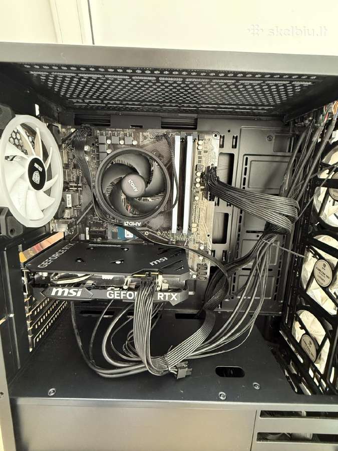 Pilnas žaidimų komplektas - Ryzen 5 5500; Rtx 4060 - nuotraukos Nr. 3