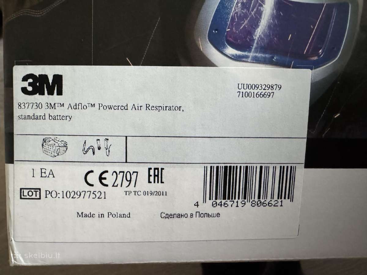 Apsauginis šalmas 3m Versaflo M206 su Adflo filtru - nuotraukos Nr. 3
