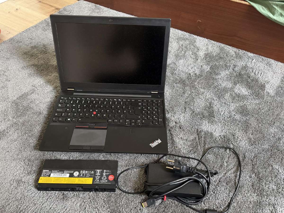 Lenovo p50 i7 16gb 256gb+1tb SSD dvi baterijos