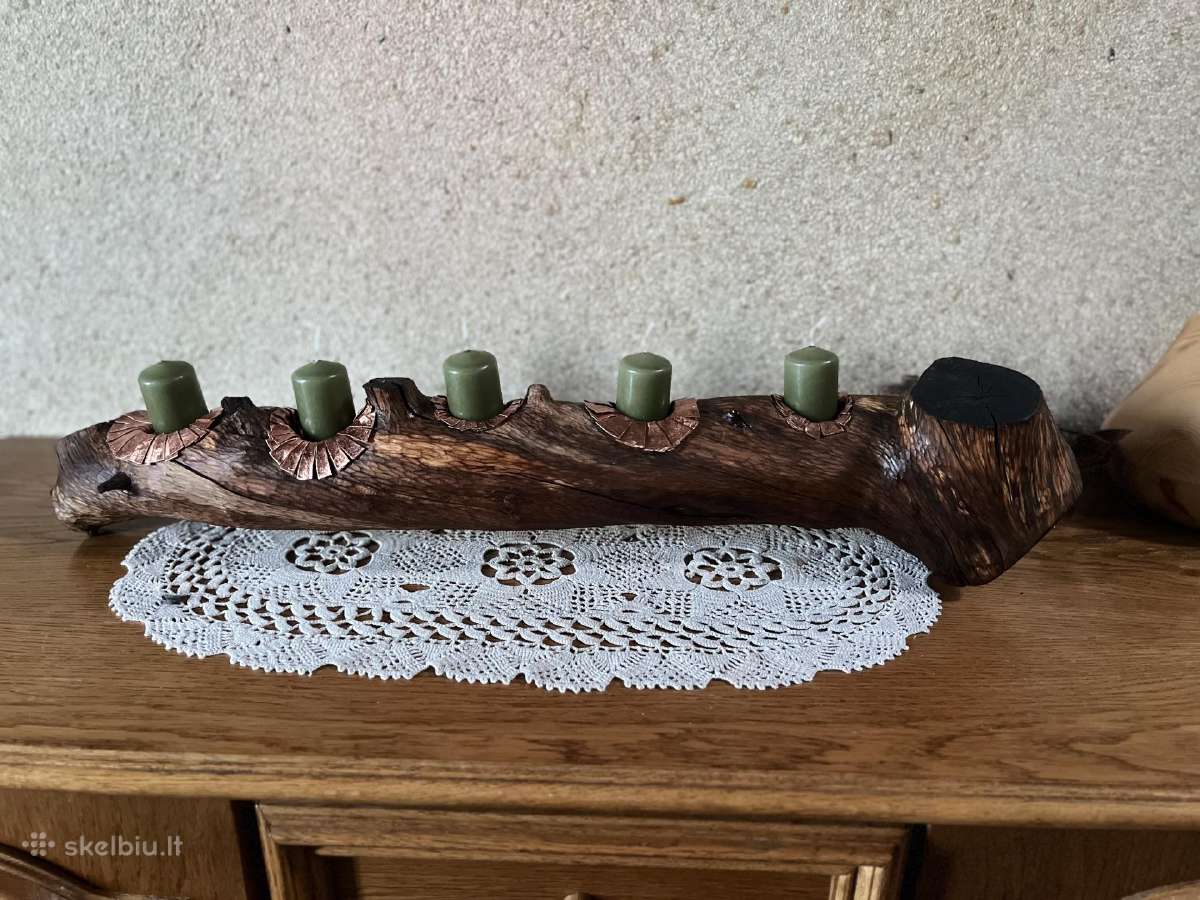 Parduodama rankų darbo žvakidė - nuotraukos Nr. 3