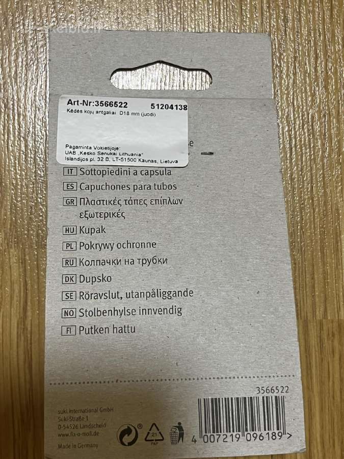 Kėdžių apsauginiai dangteliai (dovanoju) - nuotraukos Nr. 2