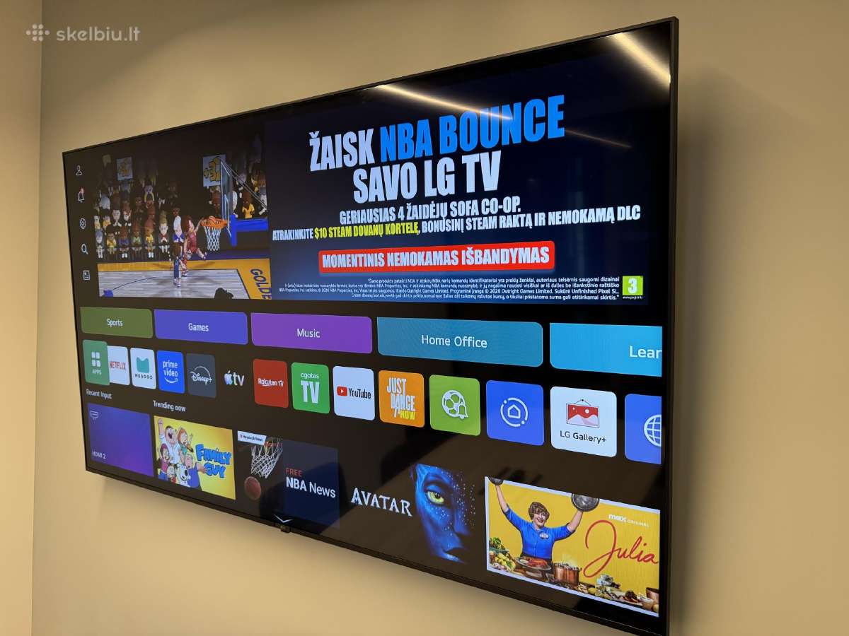 LG 75 4k išmanusis televizorius (75ut81003la) – pu