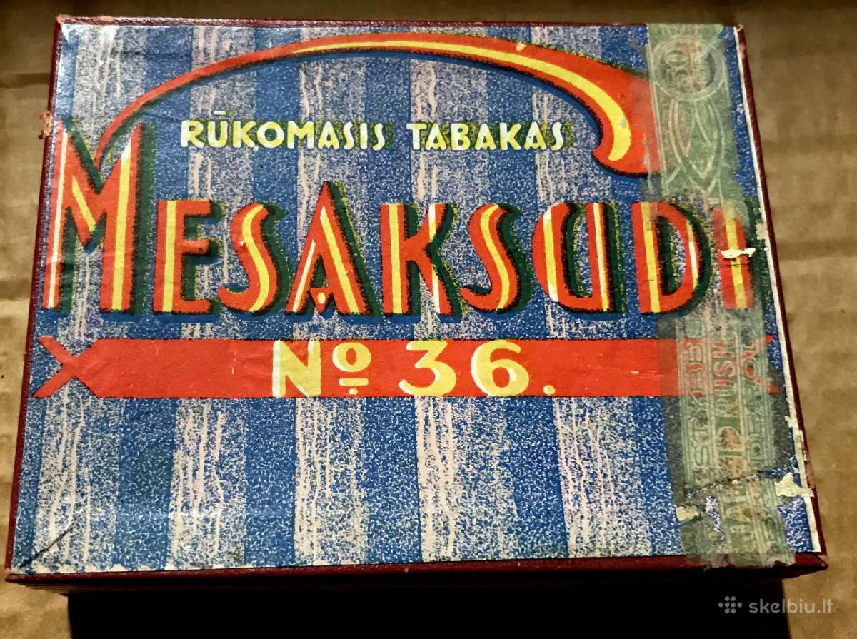 #1 Tabako pakelis Mesaksudi Zefir Kaunas