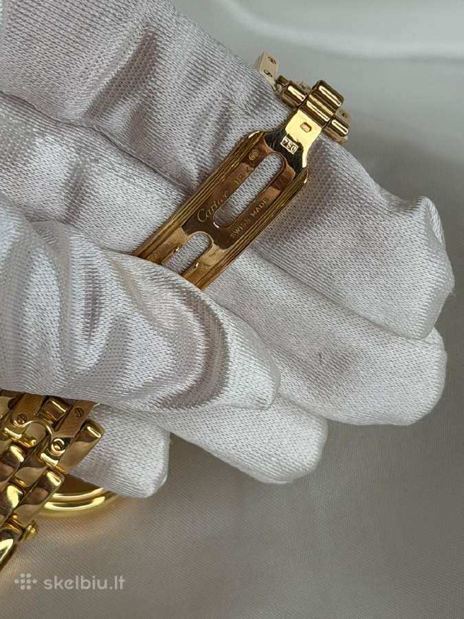 Cartier Panthere auksinis 18k moteriškas laikrodis - nuotraukos Nr. 5