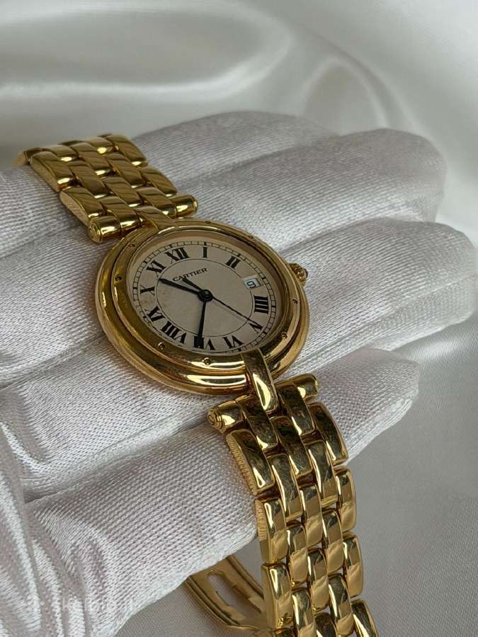 Cartier Panthere auksinis 18k moteriškas laikrodis - nuotraukos Nr. 2