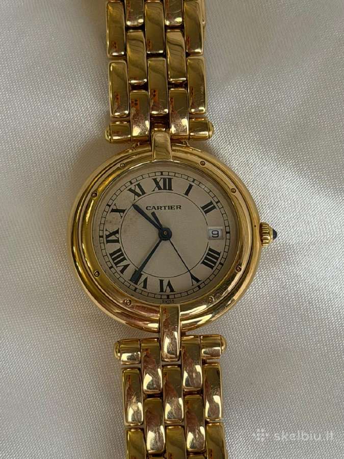 Cartier Panthere auksinis 18k moteriškas laikrodis - nuotraukos Nr. 6