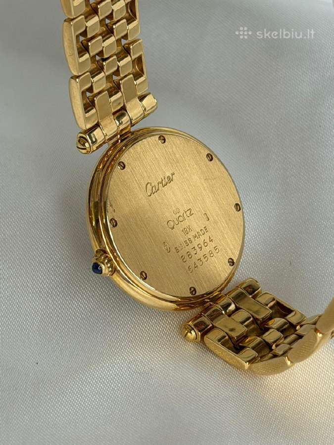 Cartier Panthere auksinis 18k moteriškas laikrodis - nuotraukos Nr. 4