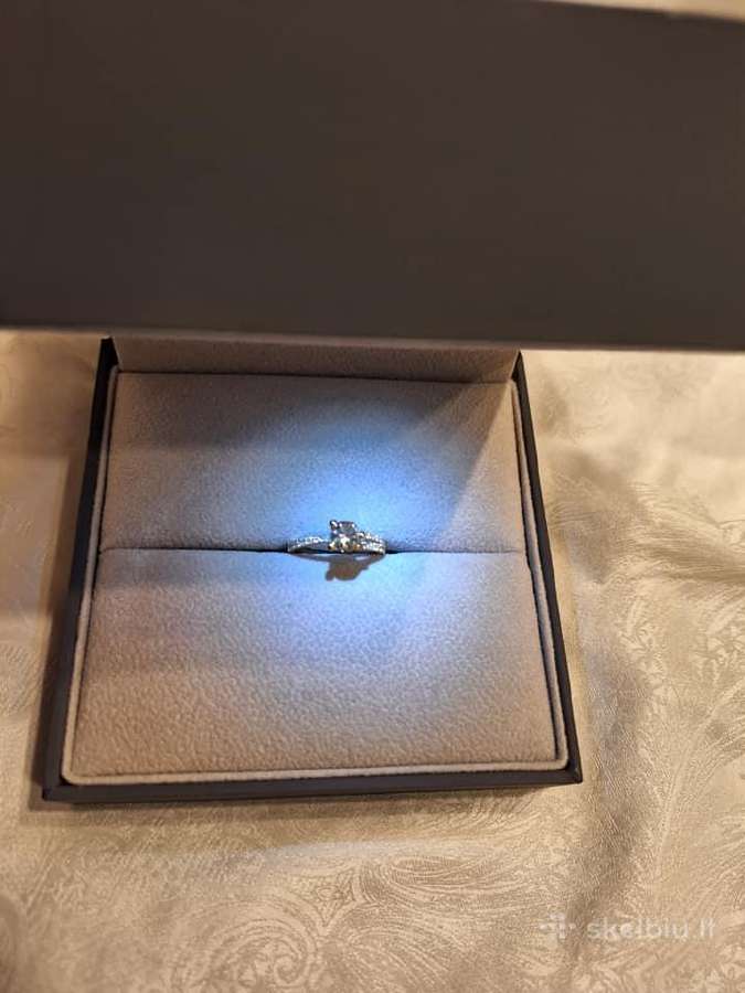 Sužadetuvių žiedas su briliantais (1,33 ct) - nuotraukos Nr. 10