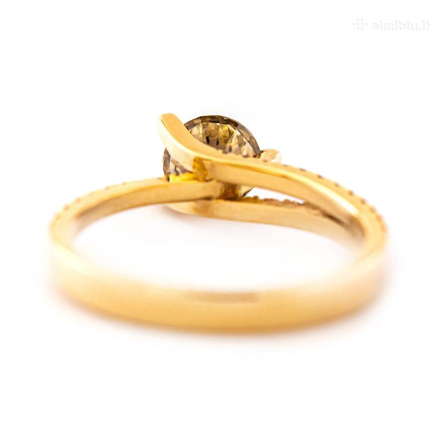 Sužadetuvių žiedas su briliantais (1,33 ct) - nuotraukos Nr. 11