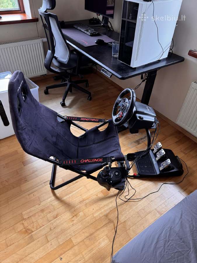Logitech G29 + Playseat Challenge + Rankinis