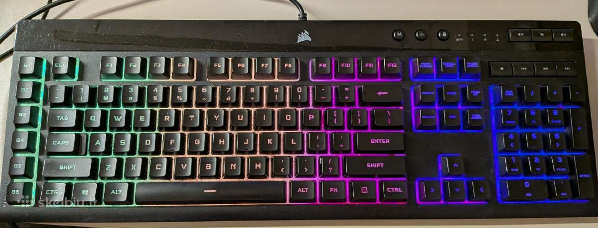 Žaidimų klaviatūra Corsair K55 Rgb Pro