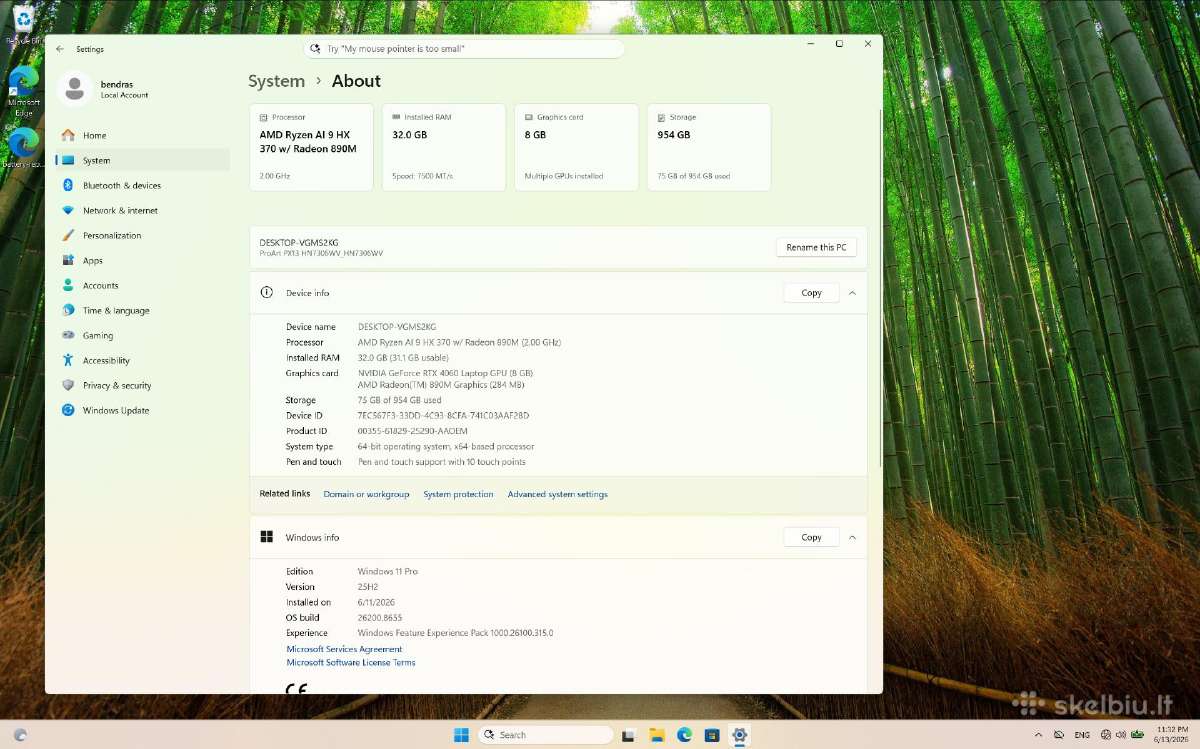 Asus Proart Px13 - Garantija iki 2026 gruodžio - nuotraukos Nr. 4