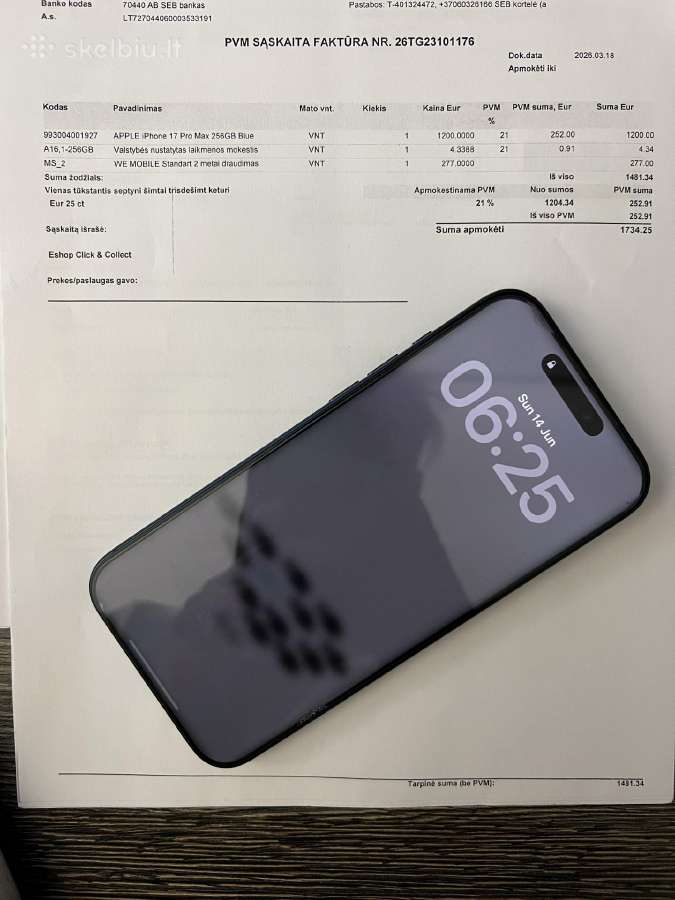 iPhone 17 pro Max 256 GB