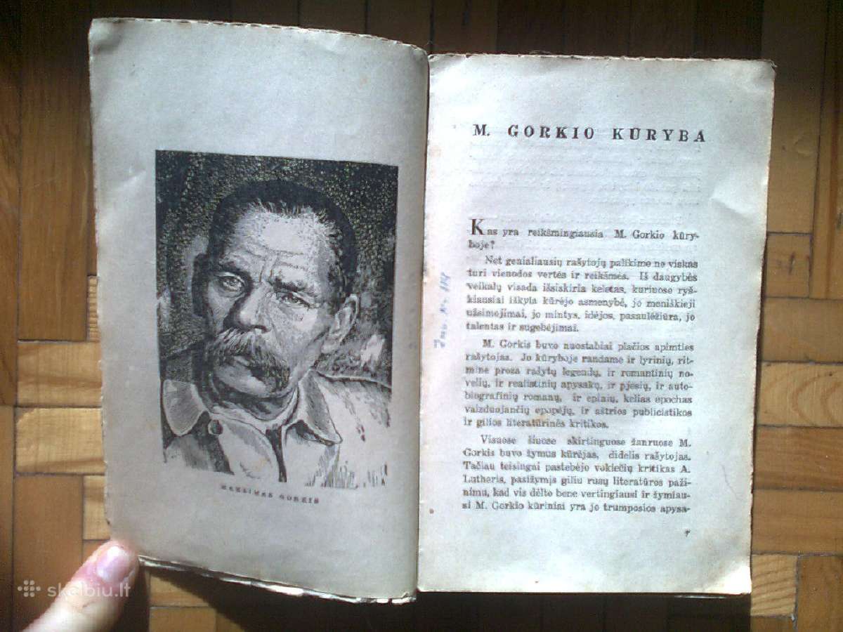 M. Gorkis "Zmogaus gimimas" 1938 metai - nuotraukos Nr. 3