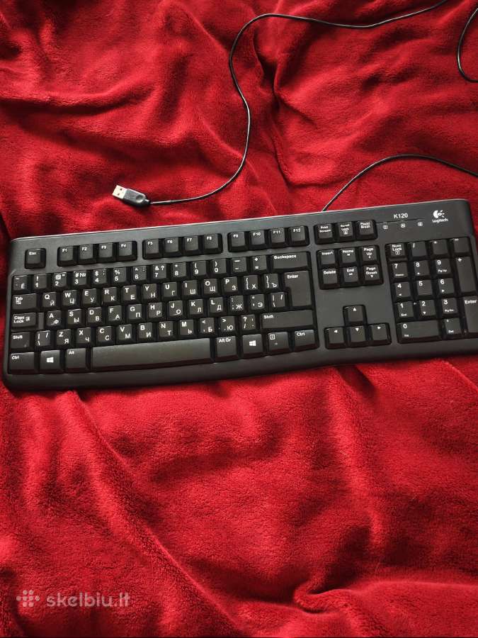 Parduodama originali Logitech K120 klaviatūra