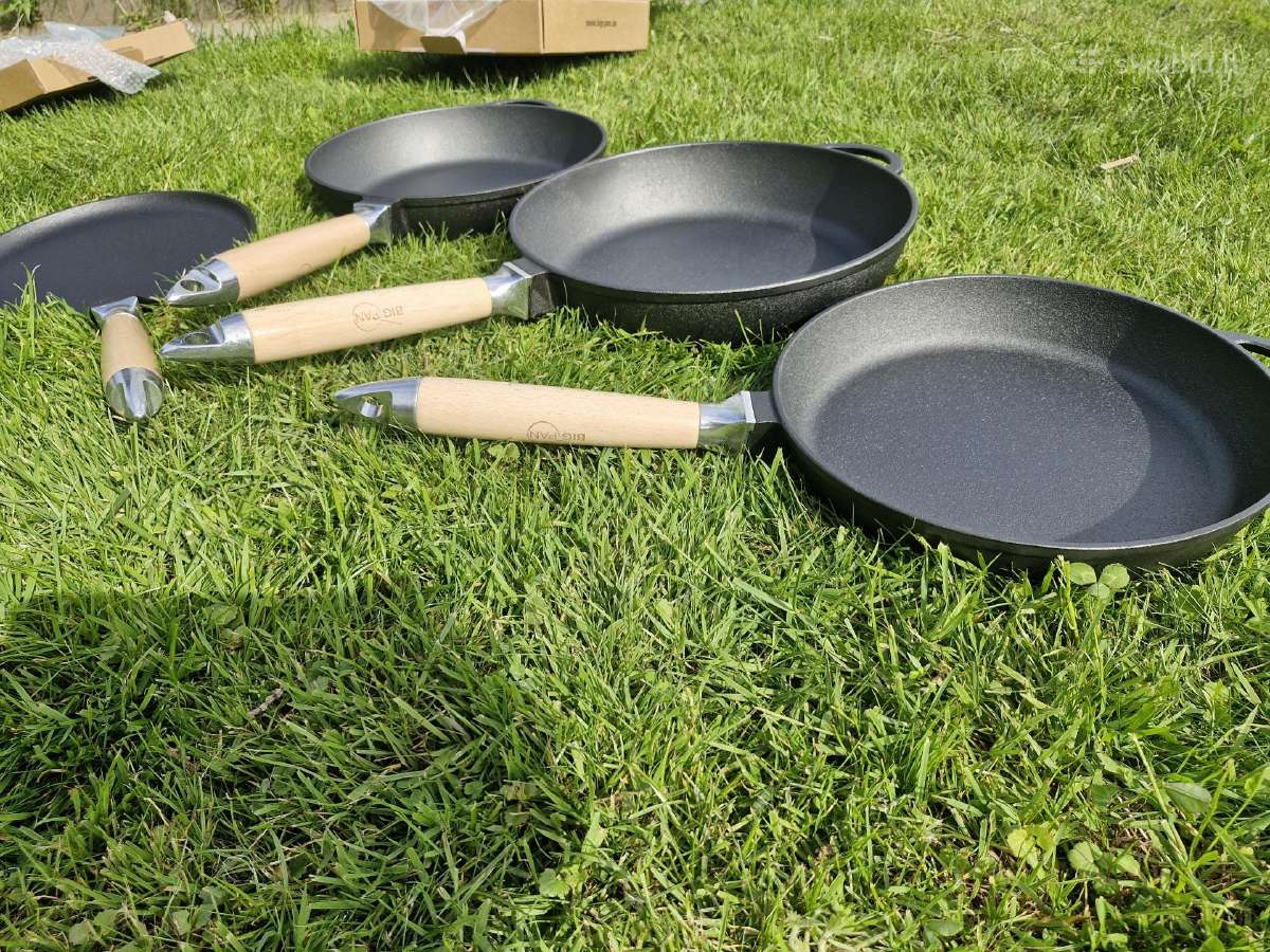 Ketaus špyžinės keptuvės Bigpan 24,26,28 cm - nuotraukos Nr. 4