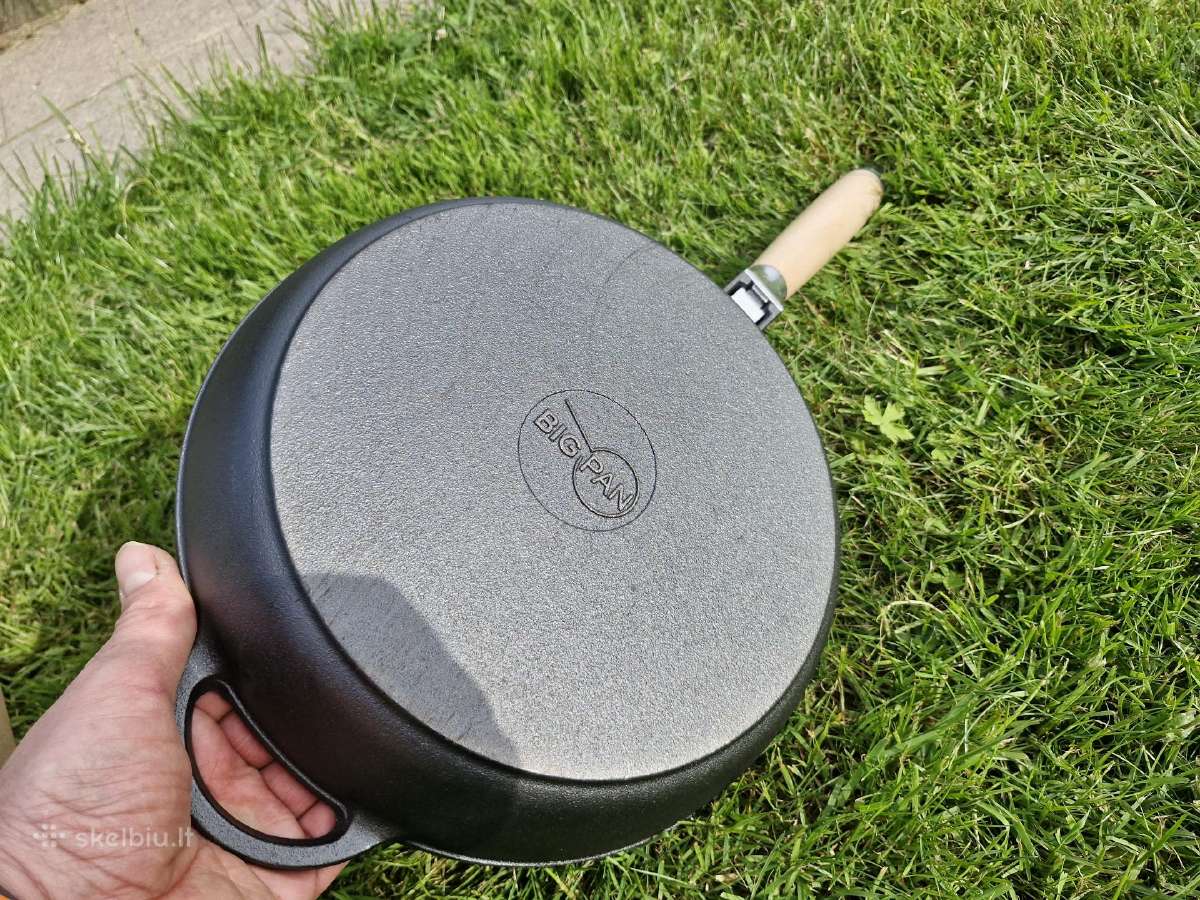 Ketaus špyžinės keptuvės Bigpan 24,26,28 cm - nuotraukos Nr. 14