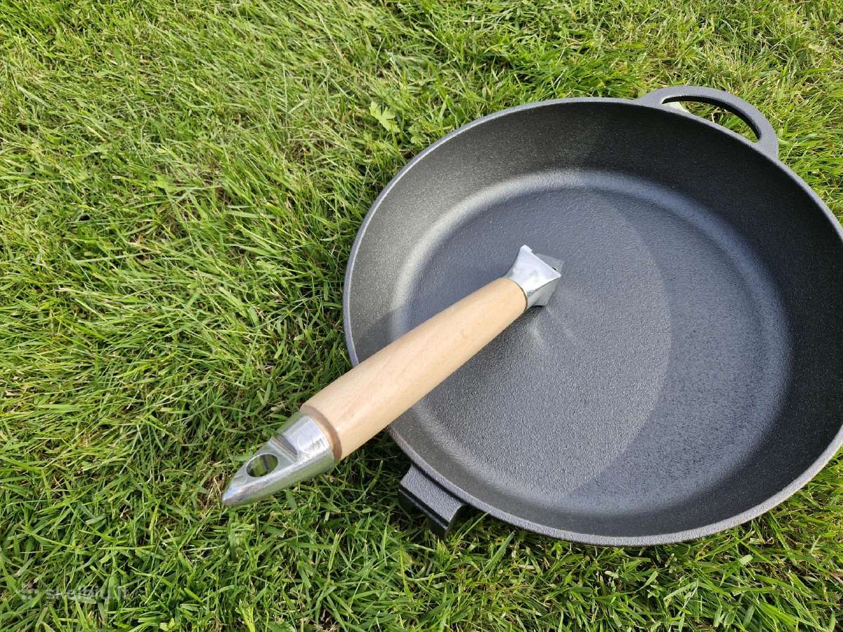 Ketaus špyžinės keptuvės Bigpan 24,26,28 cm - nuotraukos Nr. 15