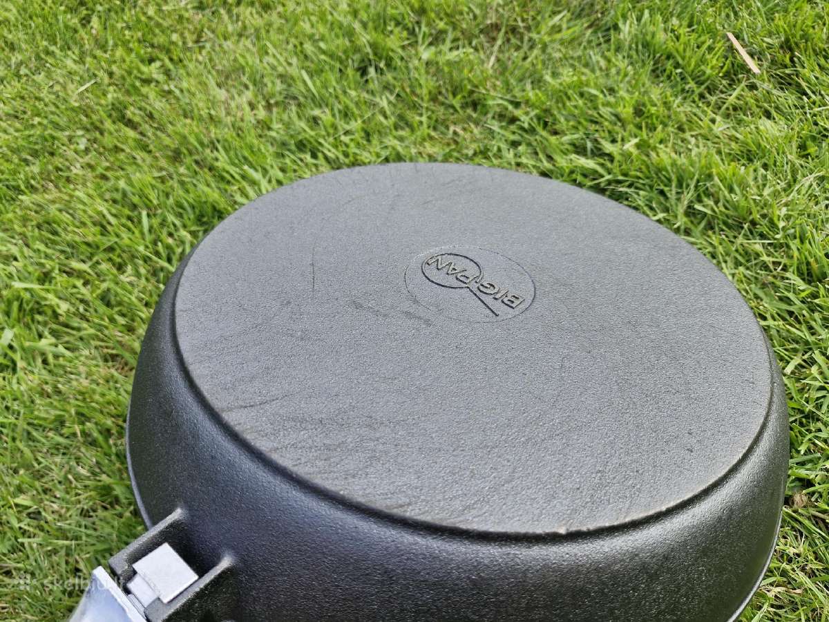 Ketaus špyžinės keptuvės Bigpan 24,26,28 cm - nuotraukos Nr. 22