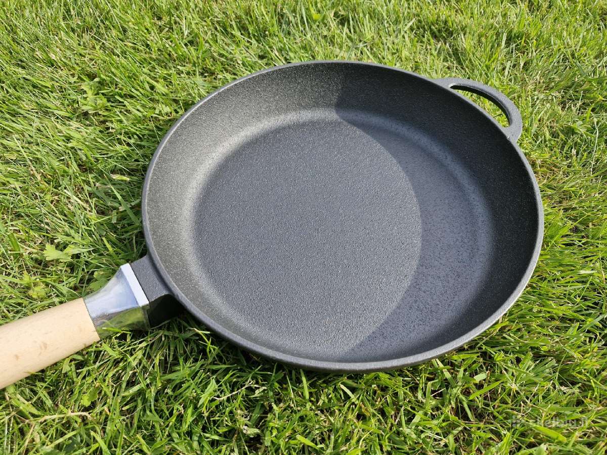 Ketaus špyžinės keptuvės Bigpan 24,26,28 cm - nuotraukos Nr. 31