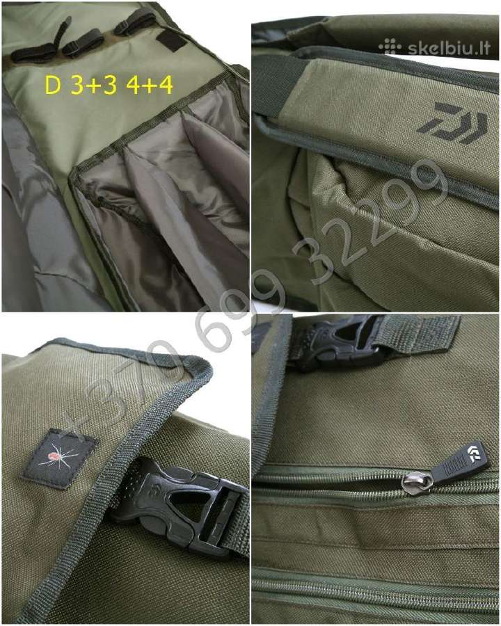 Daiwa Black Widow karpiniai dėklai kotams - nuotraukos Nr. 4
