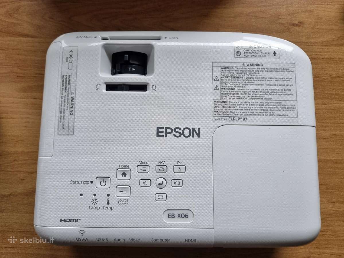 Visiškai naujas projektorius - Epson H972b Eb-x06 - nuotraukos Nr. 5