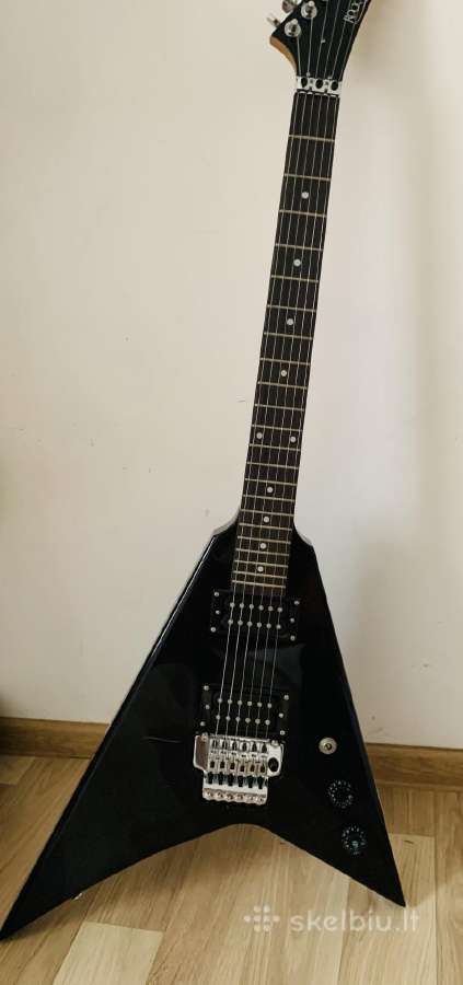 Rocktile Flying V elektrinė gitara –veikianti.