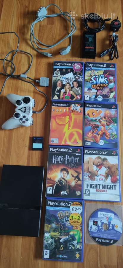 Playstation 2 su žaidimais