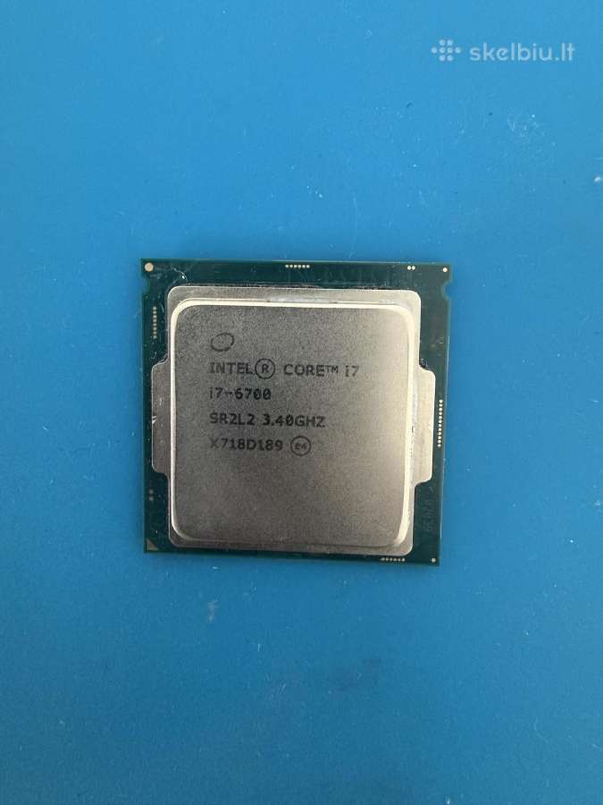 Intel procesoriai i3 i5 i7 4, 6, 7, 10 karta