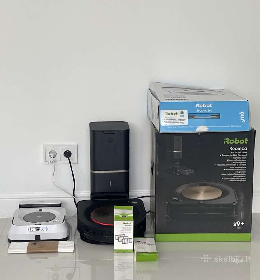 Roomba S9+ ir Braava Jet komplektas