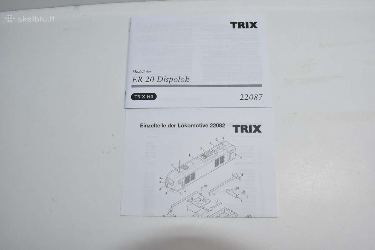 Trix dyzelinis lokomotyvas Er 20 - nuotraukos Nr. 6