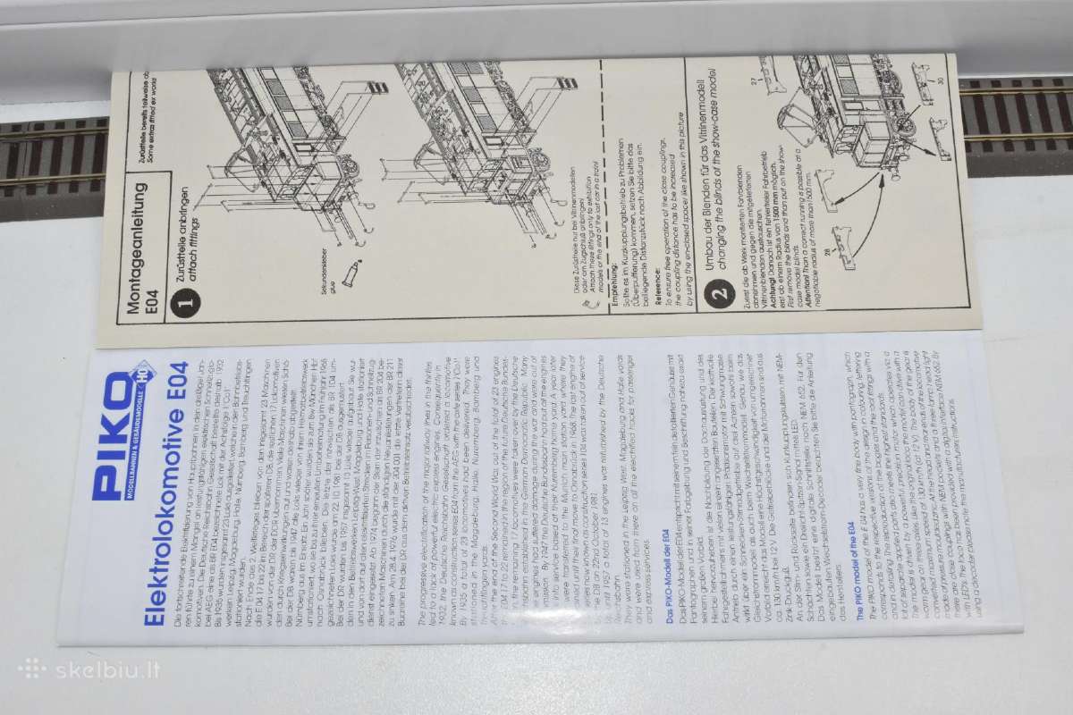 Piko elektrinis lokomotyvas Br 104 - nuotraukos Nr. 5