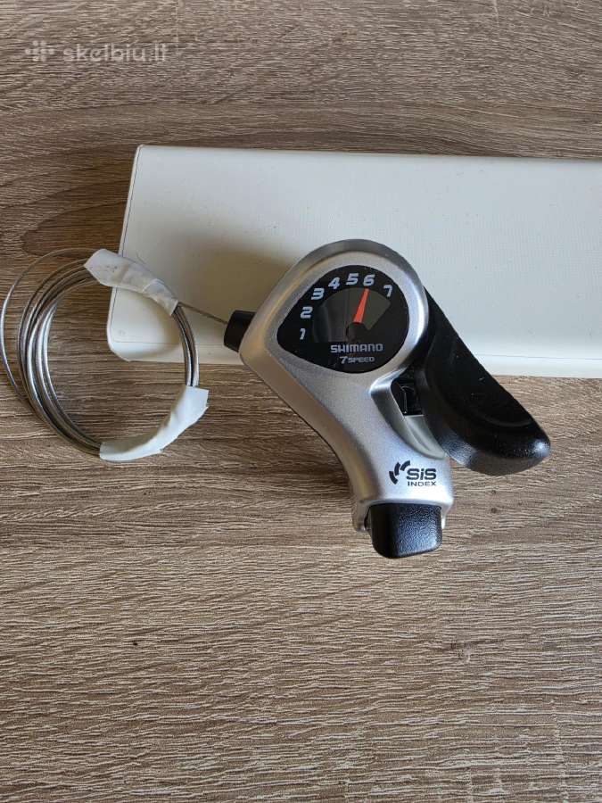 Shimano 7 bėgių pavarų perjungimo rankenėlė